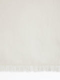 John Lewis rectangular fringe cotton linen tablecloth 140x180cm, imported from the UK