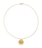 Monica Vinader gold vermeil Sagittarius necklace, UK version