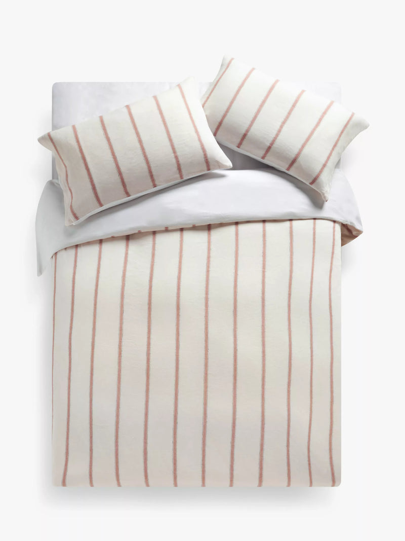 John Lewis Lanark Cotton-Linen Blend Double Duvet Cover
