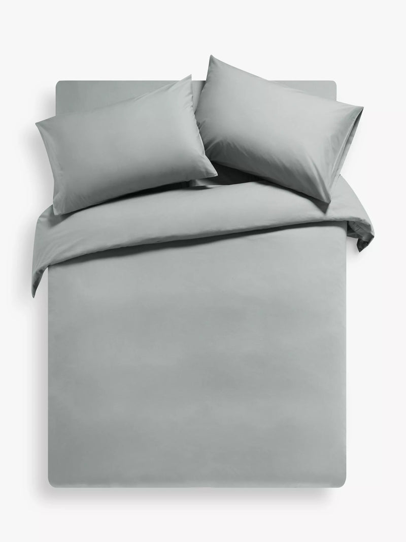 John Lewis Easy Care Organic Cotton 200 Thread Count Standard Pillowcase