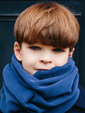 Trotters kids fleece snoody in navy (British brand)