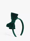 Trotters Kids' Velvet Bow Headband
