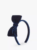 Trotters Kids' Velvet Bow Headband