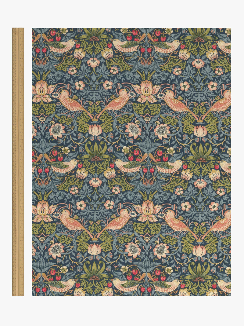 Morris & Co. Strawberry Thief roller blind, UK version