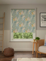 John Lewis John Lewis Alva Blackout/Thermal Roller Blind, Soft Teal, 190cm Drop- Buy online at McGrocer