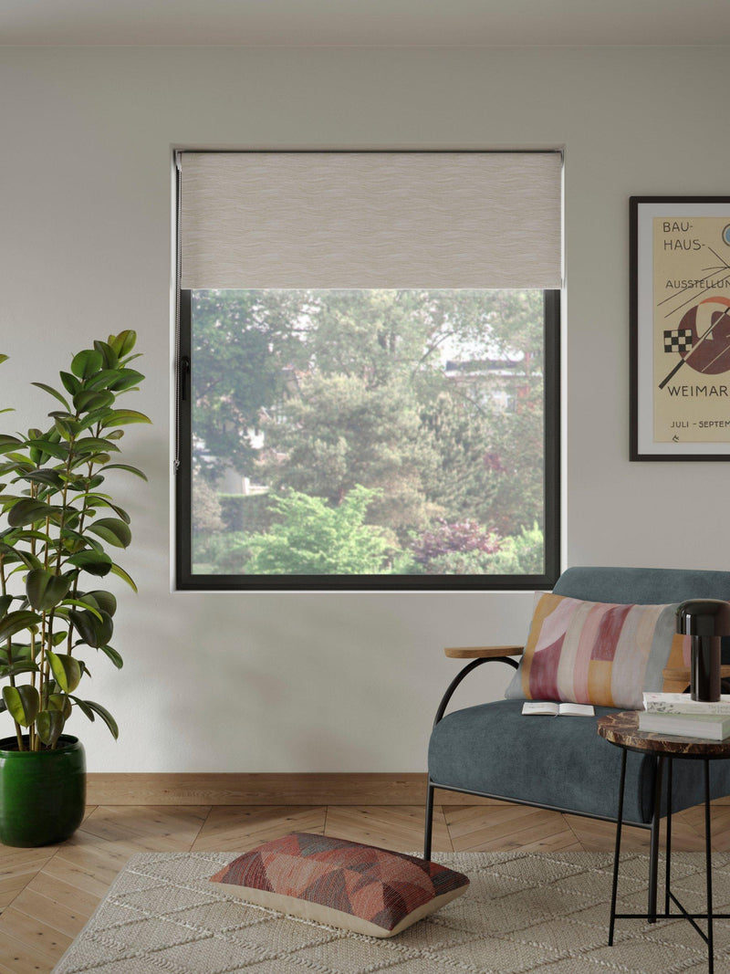John Lewis Ripple Sheer Daylight Rollos, naturfarben - Britisches Produkt