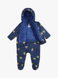 Frugi Bee Rambler Pram Suit Navy Multi - British product