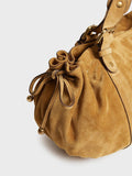 Gerard Darel 24H suede shoulder bag with adjustable strap (British brand)