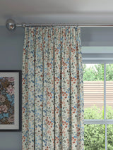 John Lewis John Lewis Clover Print Multi Blackout Lined Pencil Pleat Curtains 117cm x 137cm Pair- Buy online at McGrocer