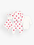 مجموعة هدايا أطفال Petit Bateau أبيض/أحمر، إصدار المملكة المتحدة