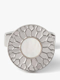 Simon Carter Petal cufflinks with Mother of Pearl (British brand)