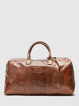John Lewis Rodd & Gunn Cambridge Leather Weekender Bag, Cognac- Buy online at McGrocer