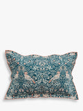 Morris & Co Bird Duvet Cover Set Webb's Blue Super King, imported from the UK