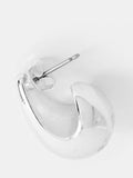Mint Velvet domed drop earrings silver 2cm (British brand)