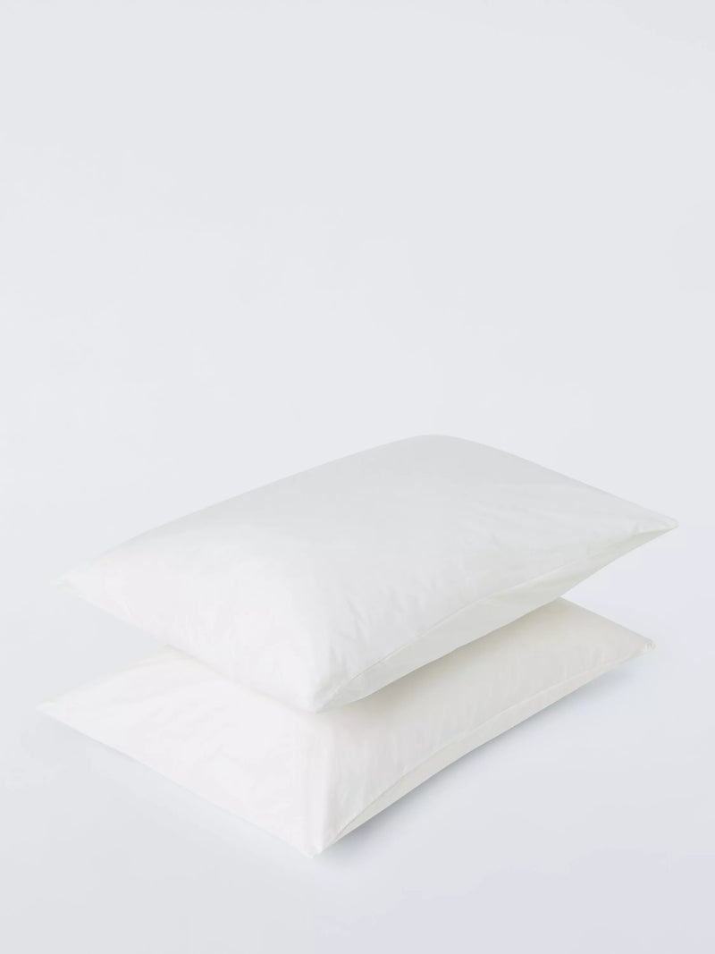 John Lewis natural cotton standard pillow liners pair - British product