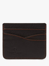 John Lewis Simon Carter Crossover Credit Card Holder, Black- Buy online at McGrocer