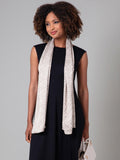 Alie Street geometric print scarf in nude - British product