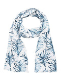 Alie Street scarf blue white floral (British brand)