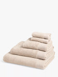 John Lewis Organic Cotton Face Cloth (Set of 2), Putty