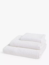 John Lewis John Lewis Ribbed 3 Ply Cotton Towels- Buy online at McGrocer