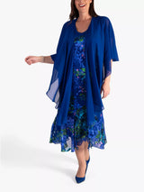 John Lewis chesca Chiffon Shawl Cobalt- Buy online at McGrocer