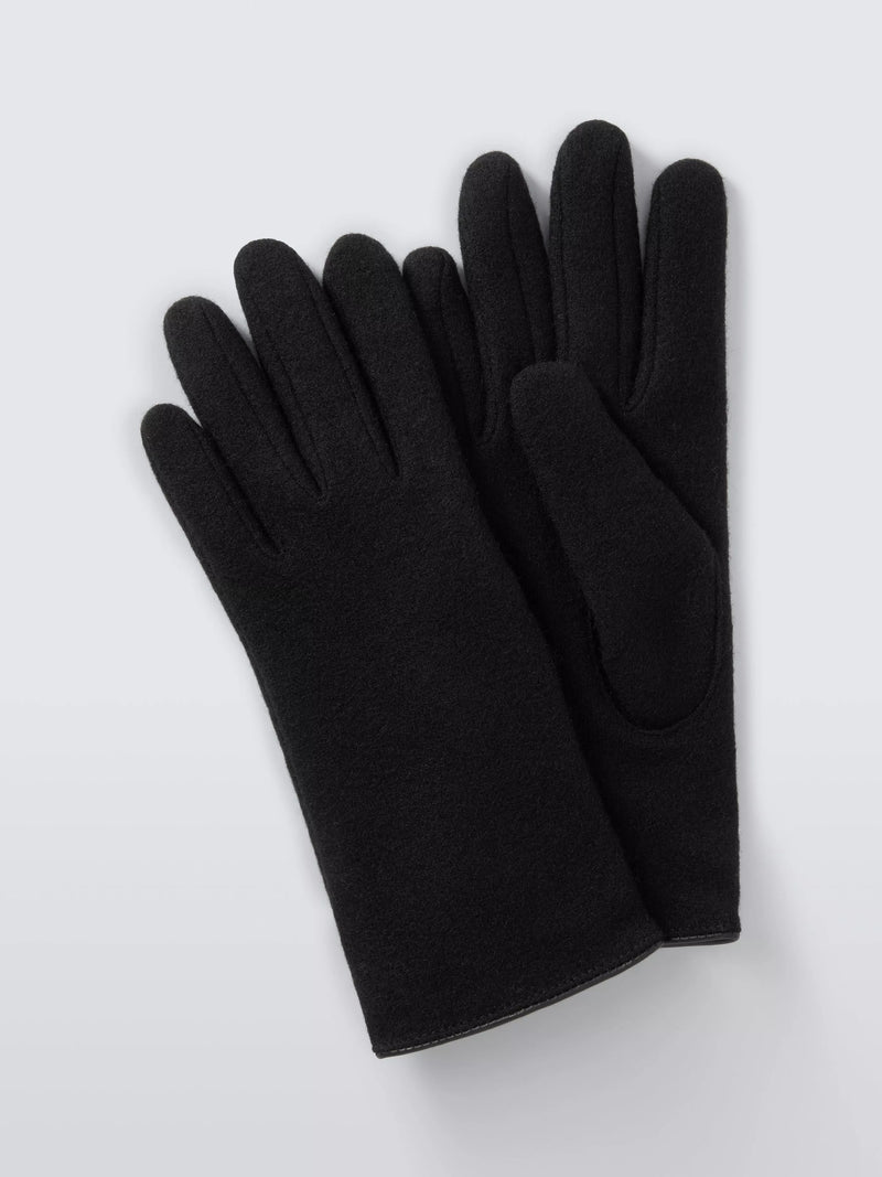 John Lewis Wool Mix Gloves - Green S-M