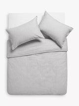 John Lewis John Lewis Scandi Check Pure Cotton Weave Duvet Cover Single- Buy online at McGrocer