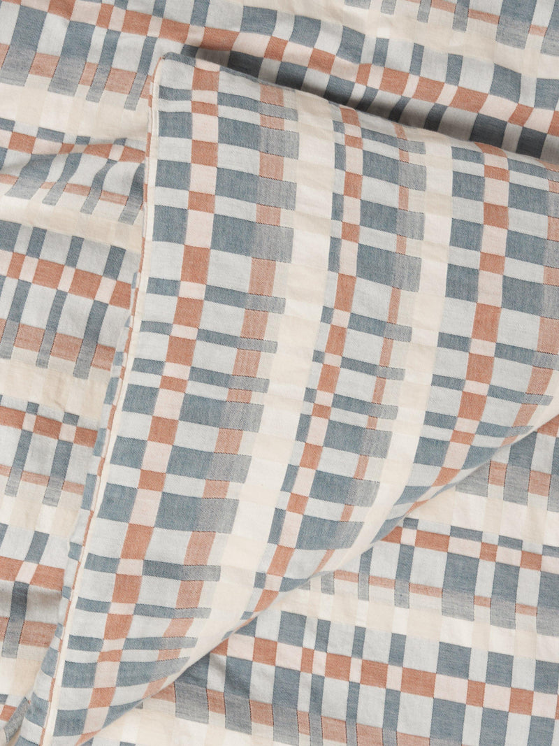 John Lewis Moment Check single duvet cover - British product