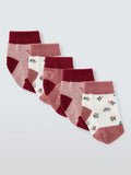 John Lewis baby hedgehog stripe socks pack of 5, UK version