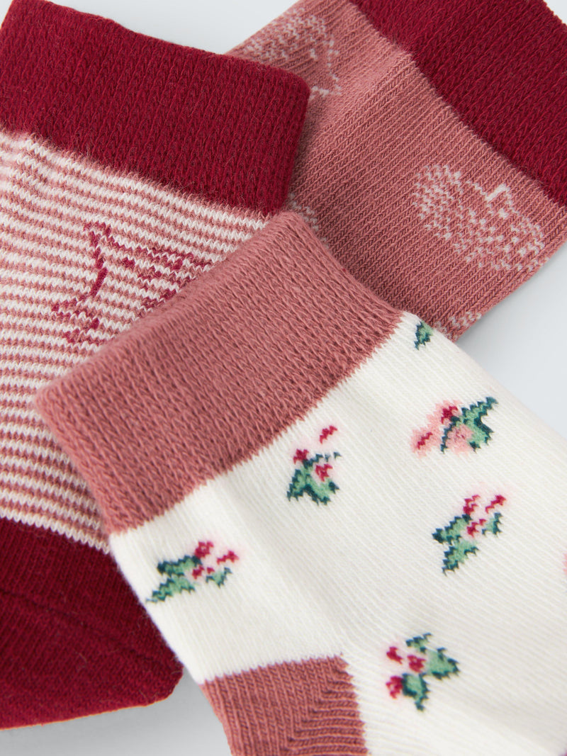John Lewis baby hedgehog stripe socks pack of 5, UK version