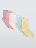 John Lewis kids frill socks multi 7-pack (British brand)