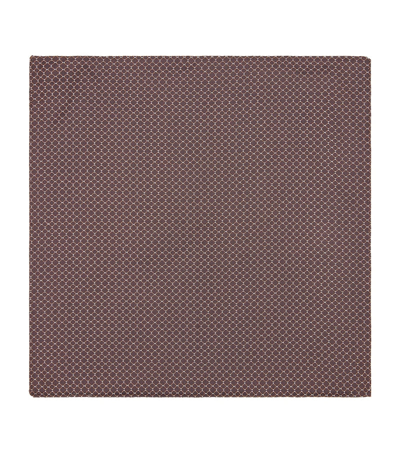 Pal Zileri silk jacquard pocket square 32cm (British brand)