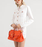 Dolce&Gabbana My Sicily leather top-handle bag, imported from the UK