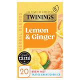 ASDA Twinings Lemon & Ginger Herbal Tea Bags 20 Bags 30g- Buy online at McGrocer