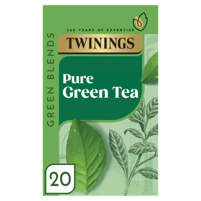 Twinings pure green tea 20 tea bags 50g (British brand)