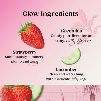 Twinings Superblends Glow with Strawberry, Cucumber and Green Tea, 20 Tea Bags