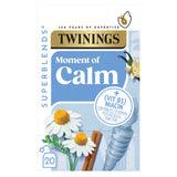ASDA Twinings Superblends Moment of Calm Spiced Camomile & Vanilla Herbal Tea Bags 20 Bags 30g- Buy online at McGrocer