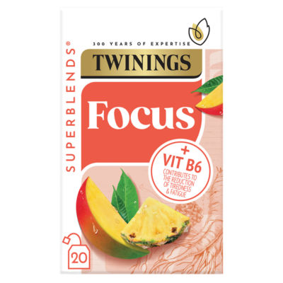 Twinings Superblends Focus Mango & Pineapple with Ginseng Tea Bags 30g