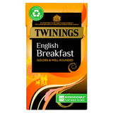 Twinings English Breakfast tea bags 100g (British brand)