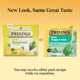 Twinings pure peppermint herbal tea bags 160g (British brand)
