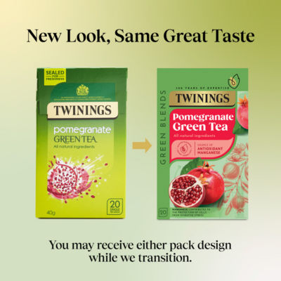 Twinings pomegranate green tea 40g (British brand)