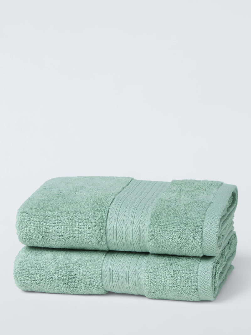 John Lewis cotton viscose blend towels pack of 2, UK version