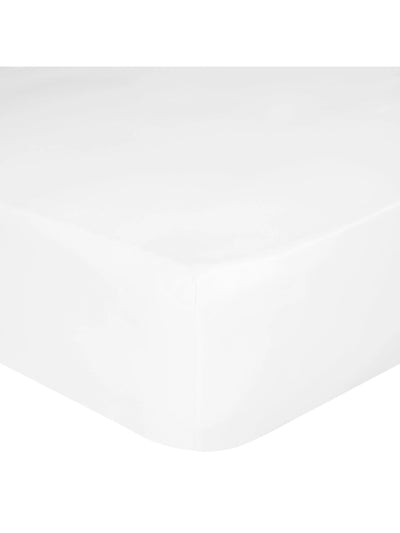 John Lewis John Lewis Ultimate Collection Egyptian Cotton Sateen Fitted Sheet Double 1000 Thread Count- Buy online at McGrocer