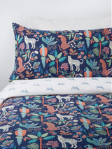 John Lewis John Lewis Kids Floral Jungle Reversible Duvet Cover and Pillowcase Set- Buy online at McGrocer
