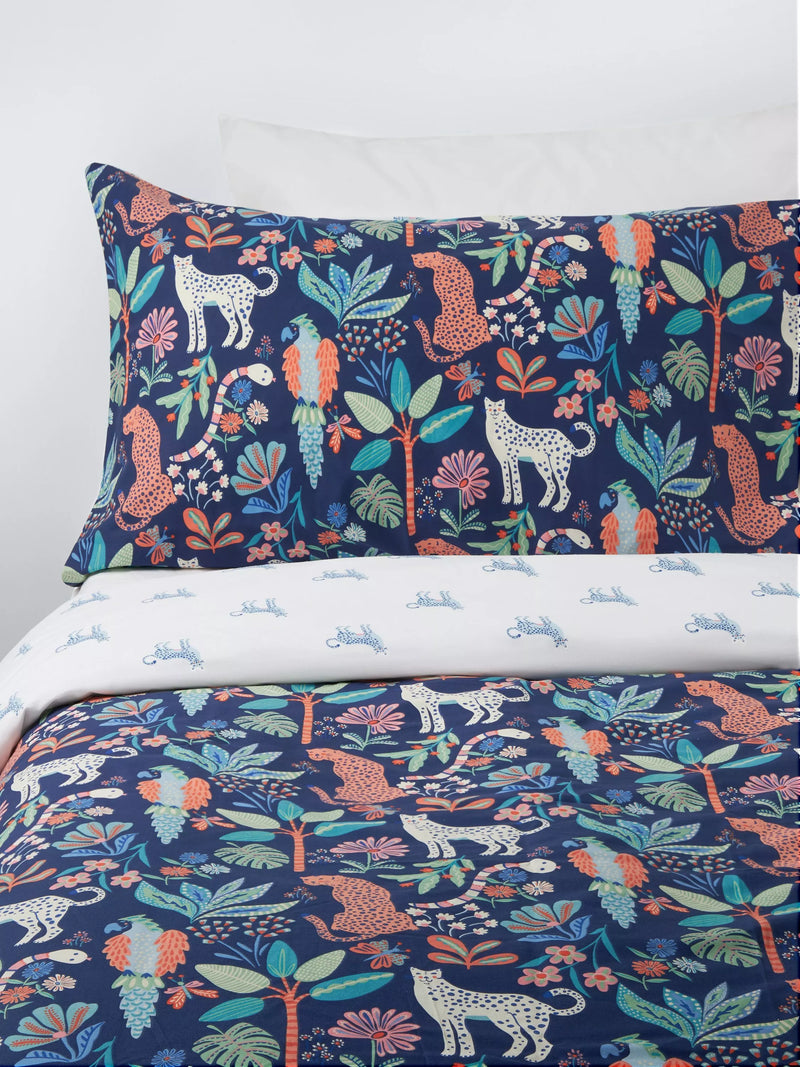 John Lewis kids floral jungle duvet cover set, UK version