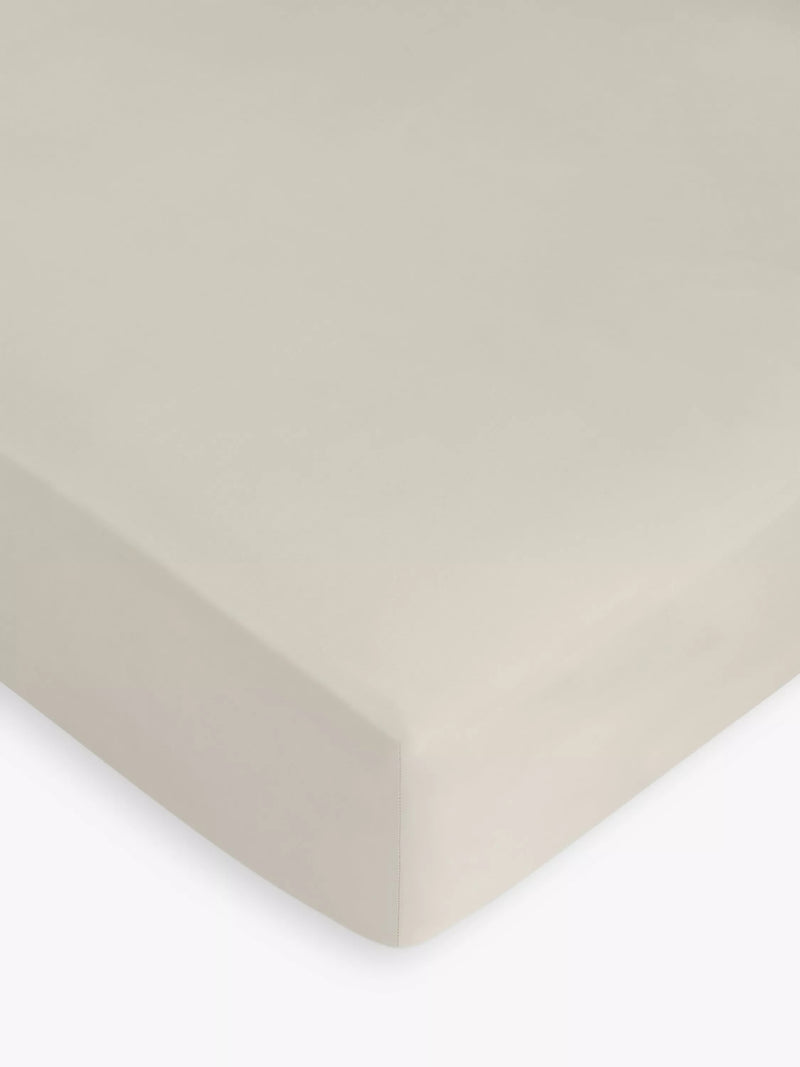 John Lewis Soft & Silky 400 Fadendichte Ägyptische Baumwolle Spannbettlaken - King Size