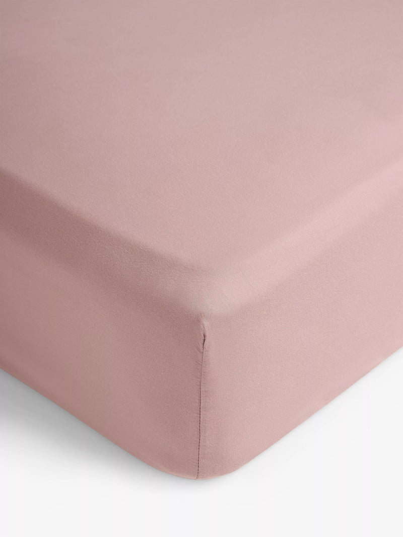 John Lewis washed cotton fitted sheet double, UK version