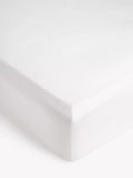 John Lewis Comfy & Relaxed Washed Linen Deep Fitted Sheets - Pale Grey Double