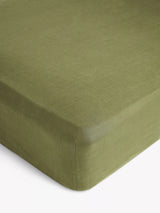 John Lewis John Lewis Washed Linen Deep Fitted Sheets Double Size- Buy online at McGrocer