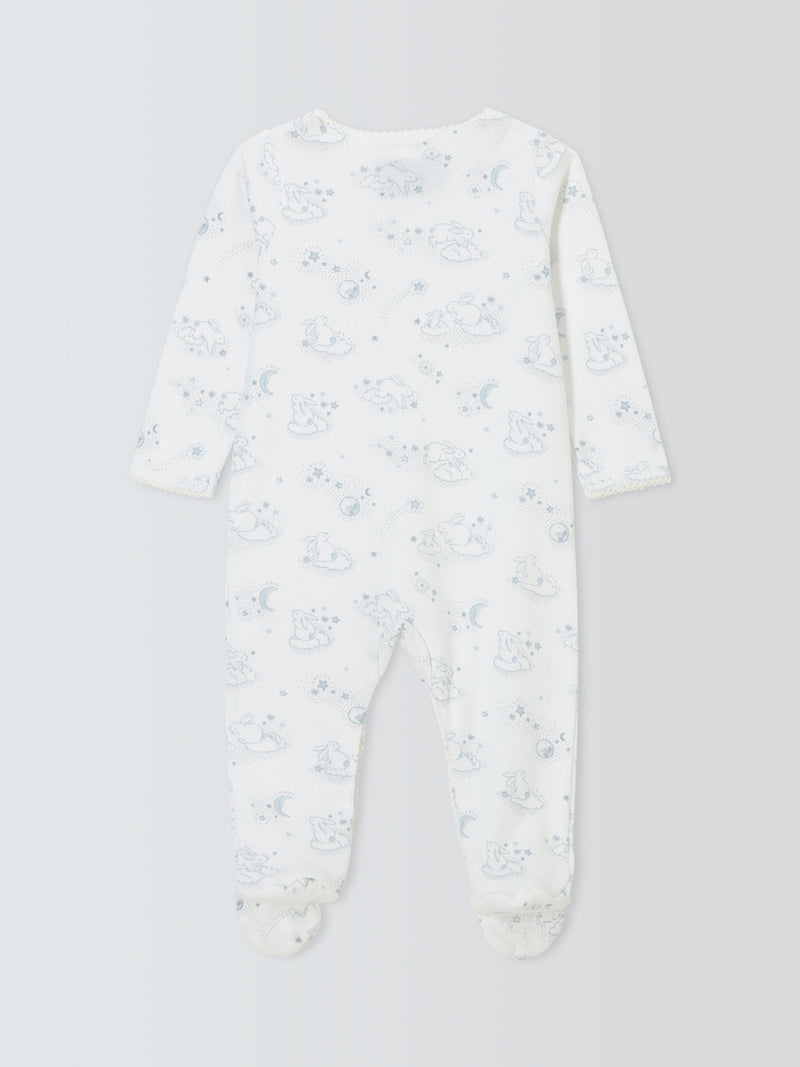Ensemble cadeau grenouillère John Lewis avec imprimé lapin, version UK